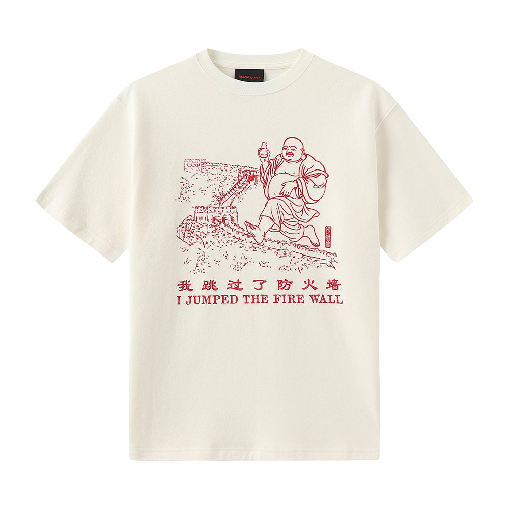 I JUMPED THE FIRE WALL TEE