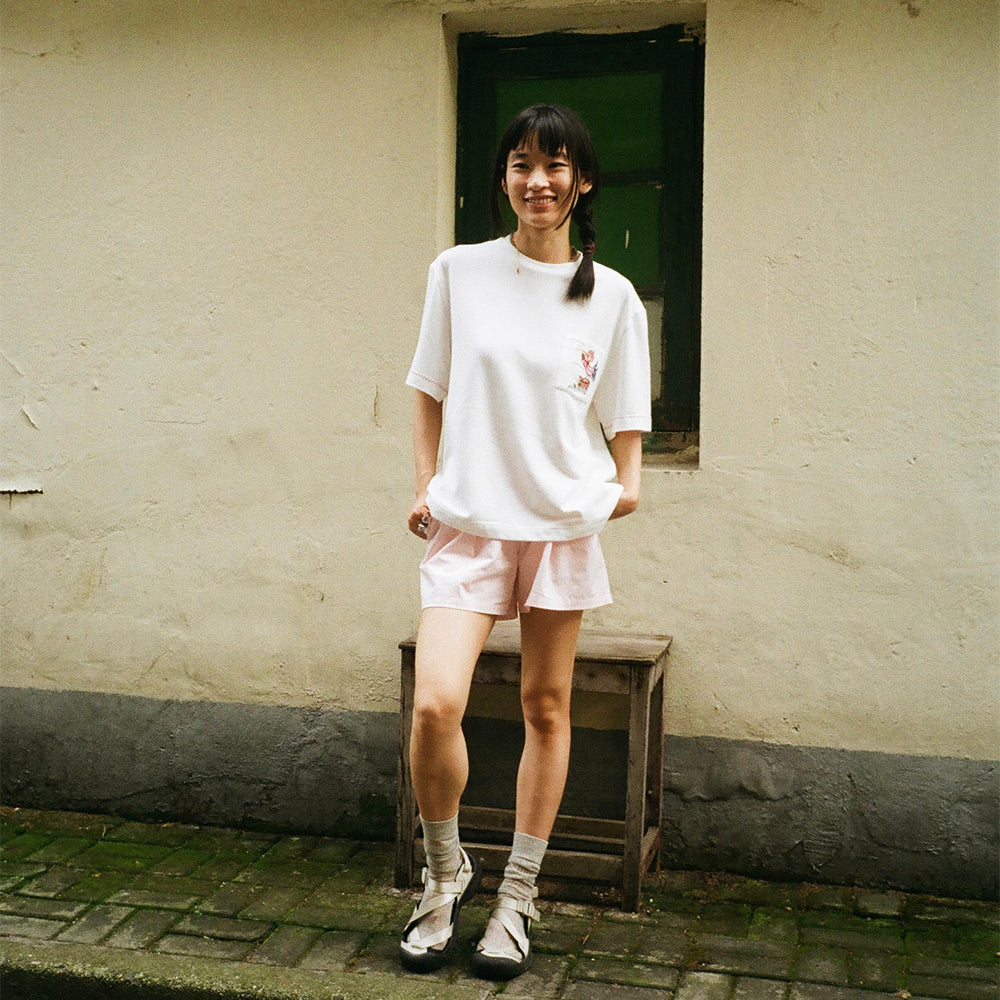 ROOSTER EMBRODIERY TEE