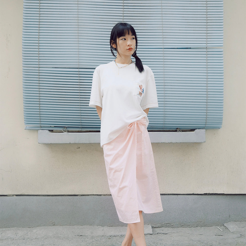 ROOSTER EMBRODIERY TEE