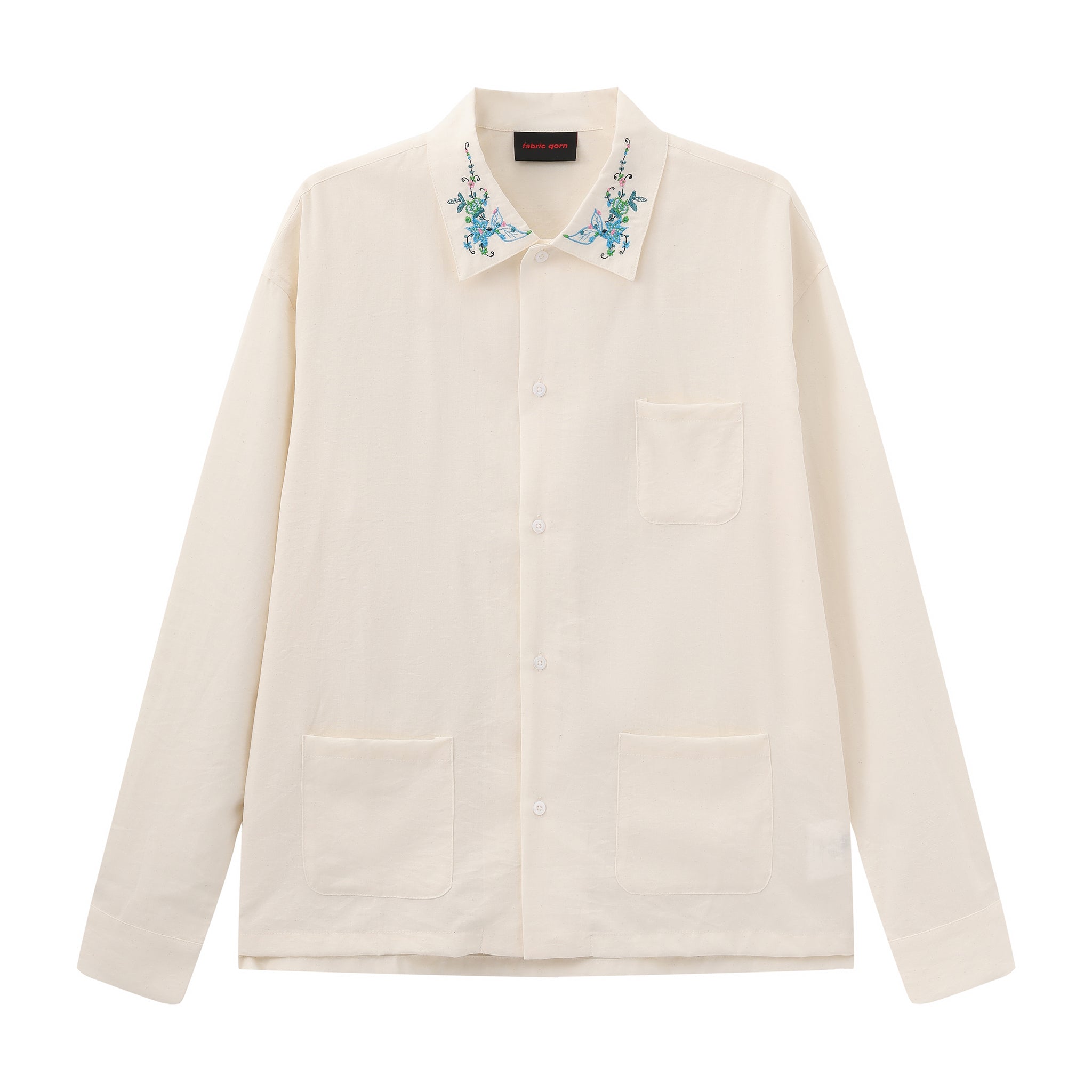 Floral Embroidered Shirt