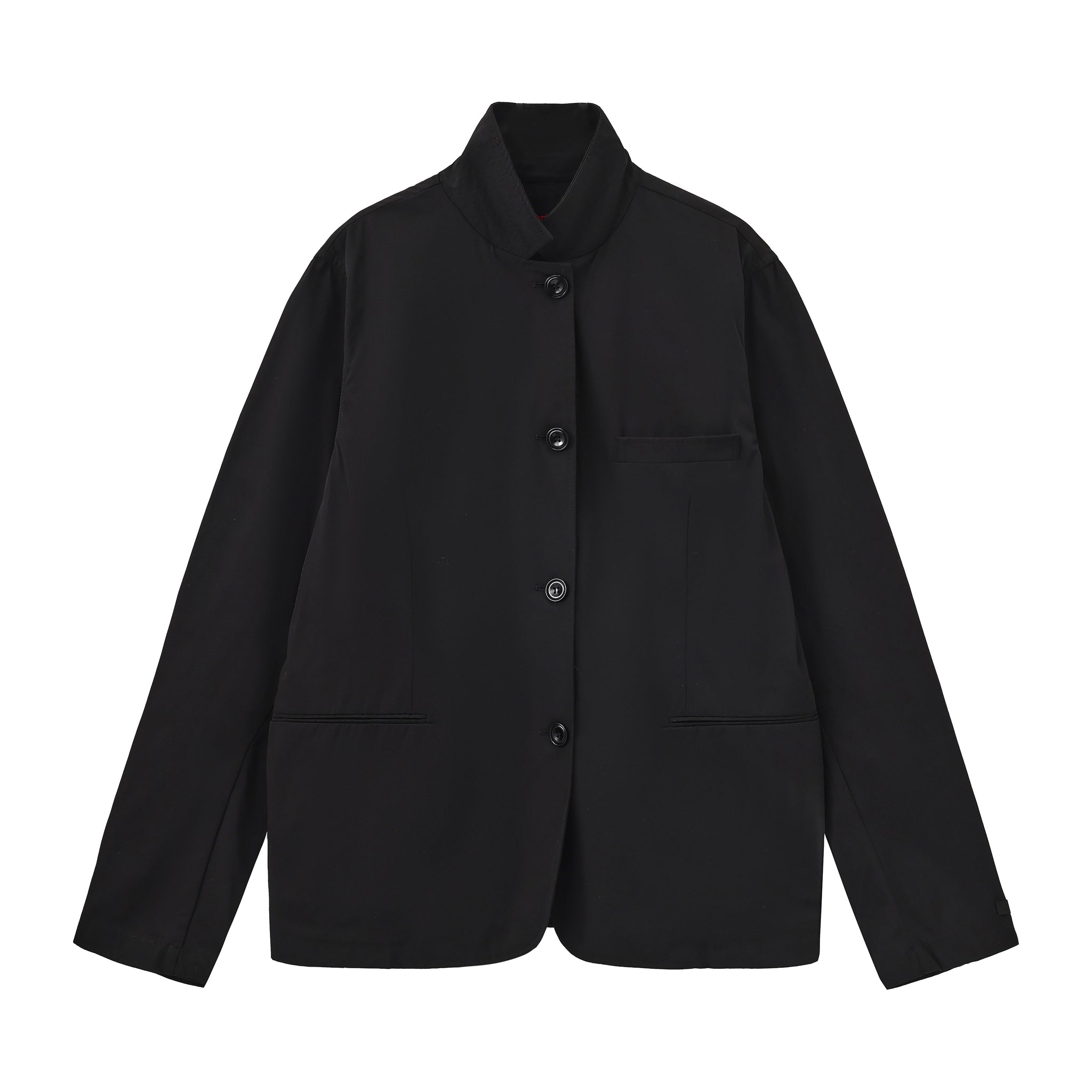 Stand-Collar Suit Jacket