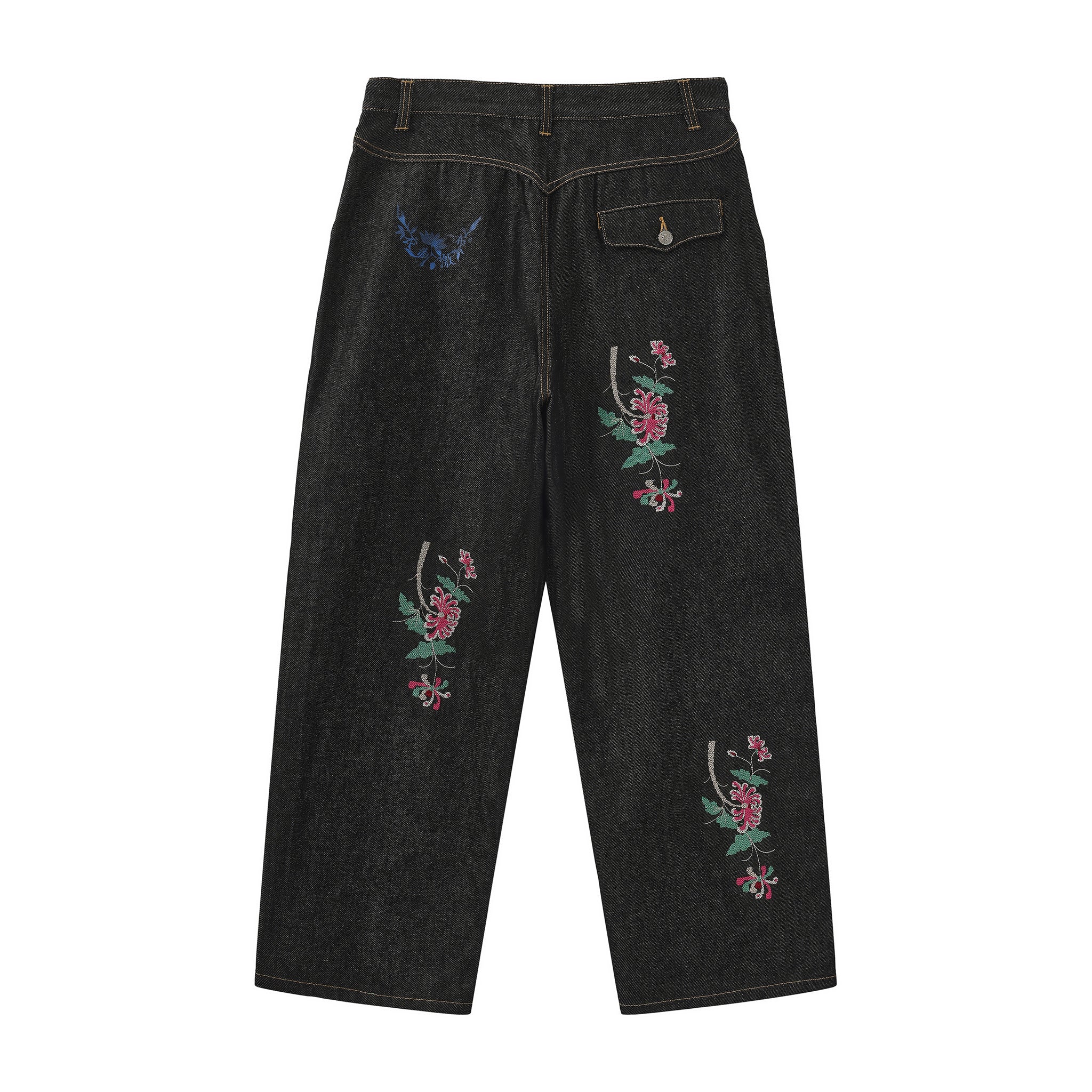 Cross-Stitch Denim Pants