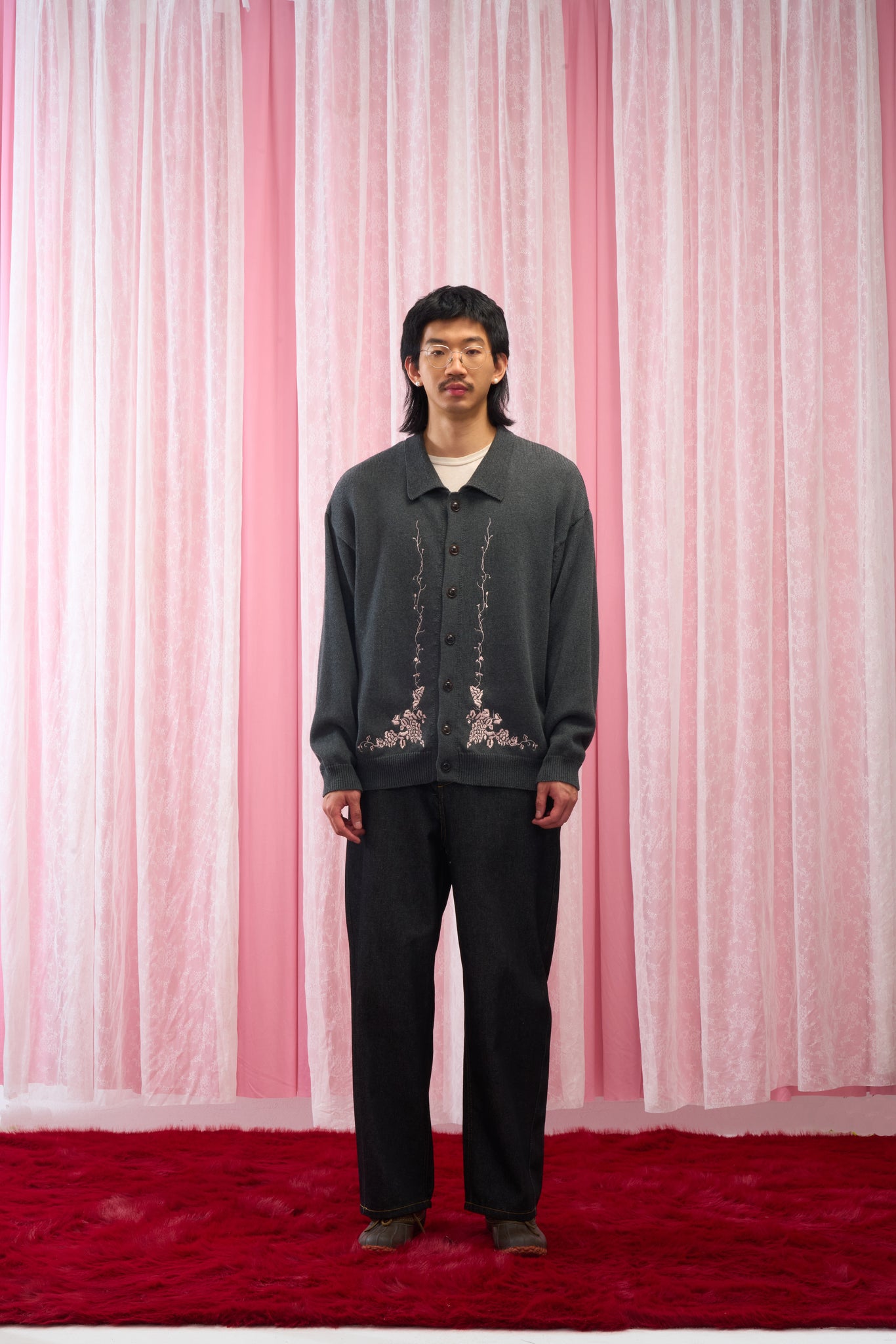 GrapeVine Embroidered Cardigan