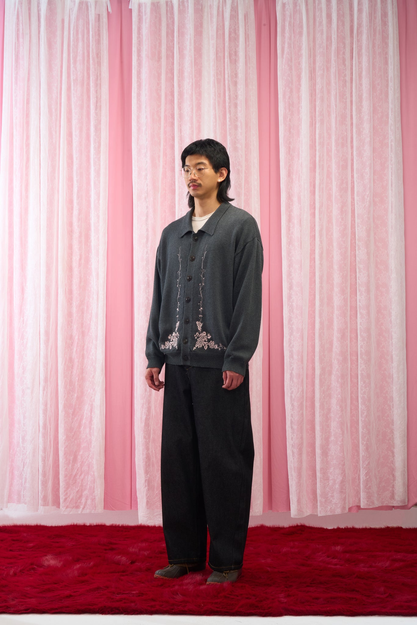 GrapeVine Embroidered Cardigan